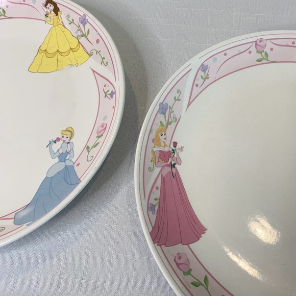 Disney Dining Disney Princesses Ceramic Dinner Plates Set Of 2 Poshmark